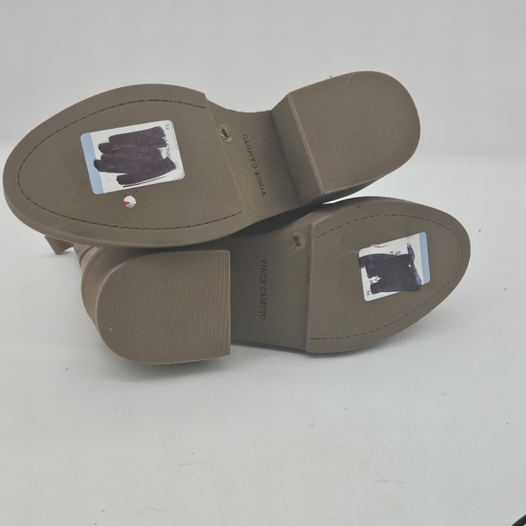 Vince Camuto Keltana Leather Combat Boots Brown Size 9 - Picture 9 of 11